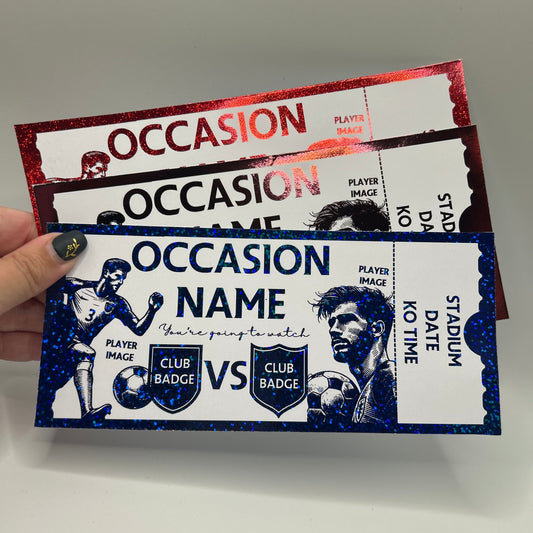 Football Match Day Ticket